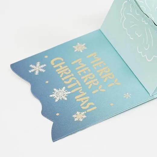 Christmas mini pop card / Close Encounter with the Unknown -Nessie-