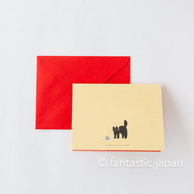 Christmas pop card / Mischievous Cat -Computer-