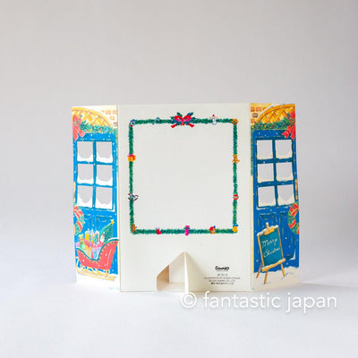 Christmas card Pop-up card -Christmas gift shop-
