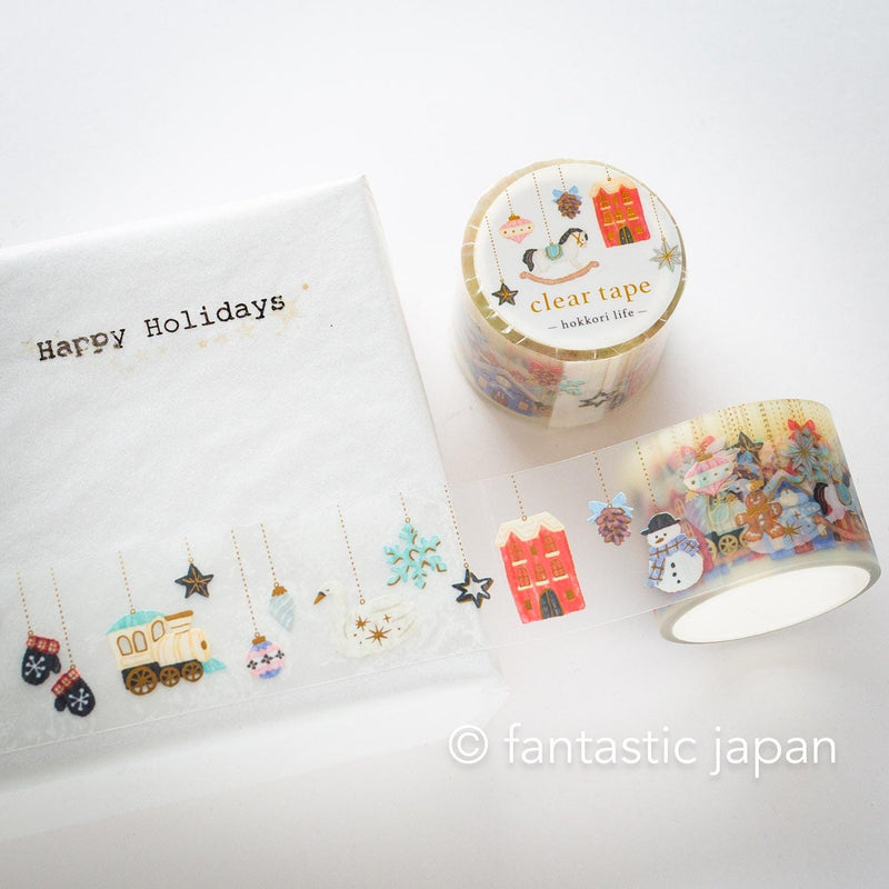 Gold Foil PET Clear tape / hokkori life -ornament-