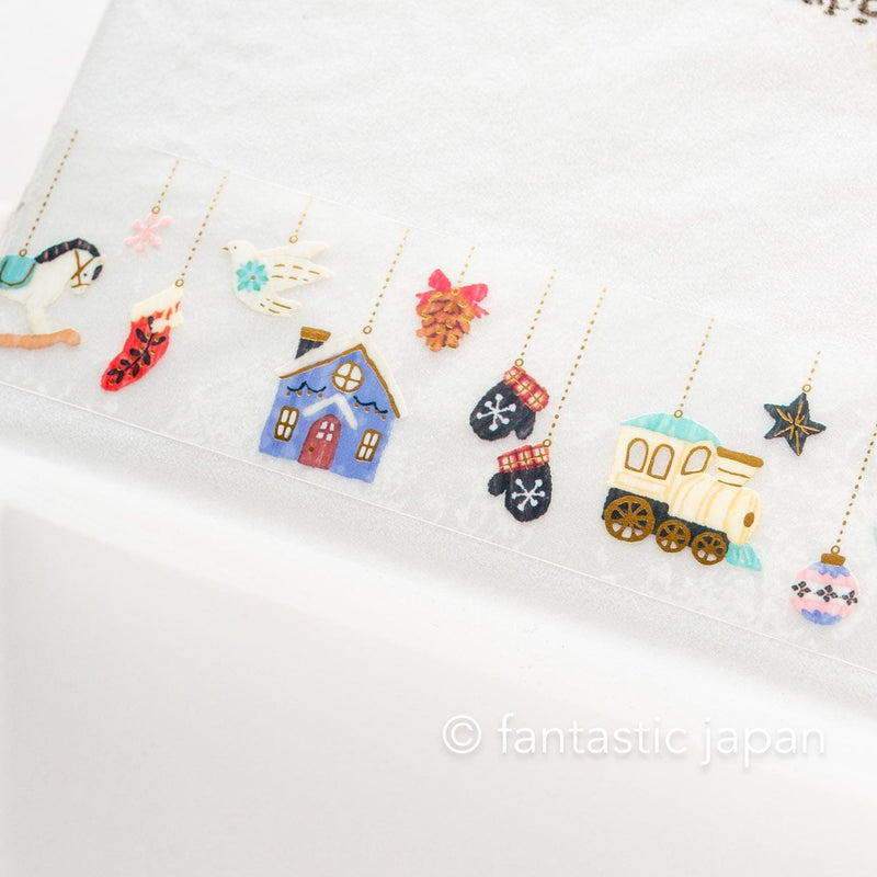 Gold Foil PET Clear tape / hokkori life -ornament-