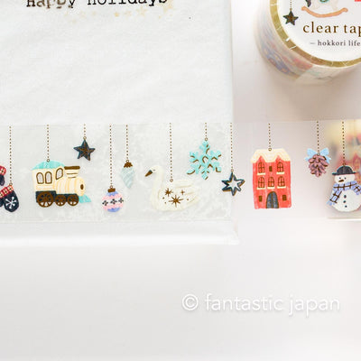 Gold Foil PET Clear tape / hokkori life -ornament-