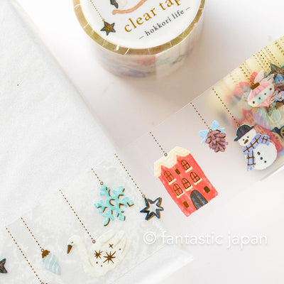 Gold Foil PET Clear tape / hokkori life -ornament-