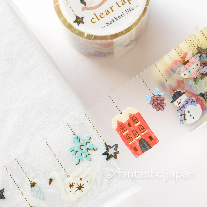 Gold Foil PET Clear tape / hokkori life -ornament-