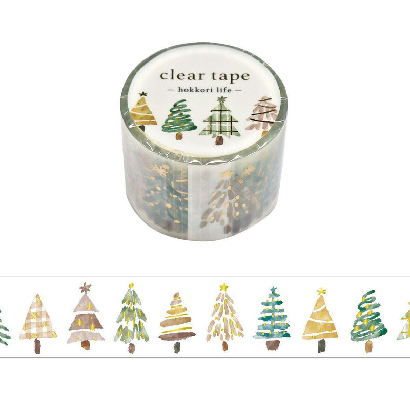 Gold Foil PET Clear tape / hokkori life -tree-
