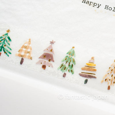 Gold Foil PET Clear tape / hokkori life -tree-