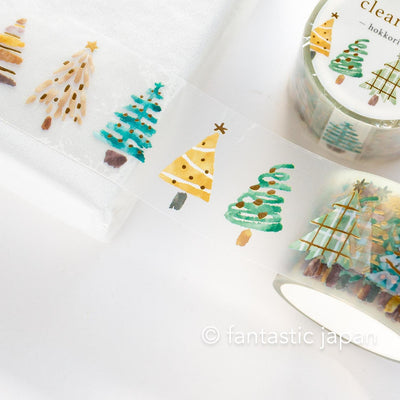 Gold Foil PET Clear tape / hokkori life -tree-