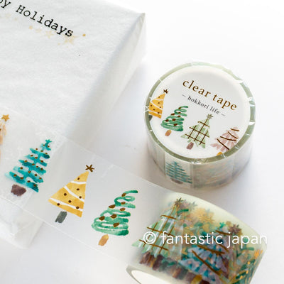 Gold Foil PET Clear tape / hokkori life -tree-