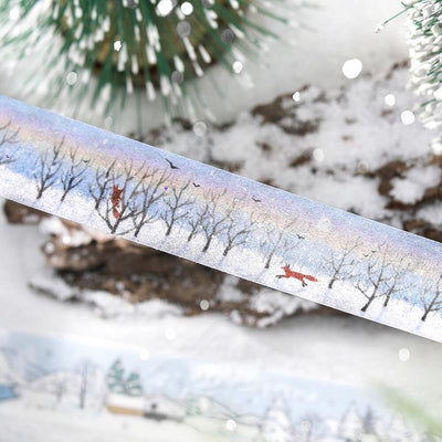 bgm2025 winter limited Masking Tape -winter morning promenade-