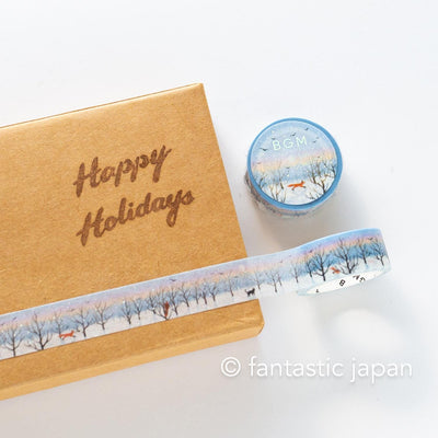 bgm2025 winter limited Masking Tape -winter morning promenade-