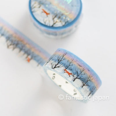 bgm2025 winter limited Masking Tape -winter morning promenade-