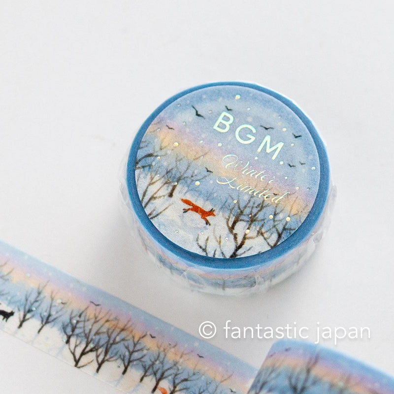 bgm2025 winter limited Masking Tape -winter morning promenade-