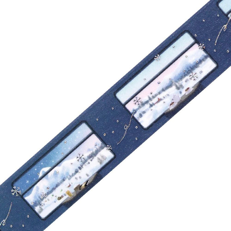 bgm2025 winter limited Masking Tape -Sleeper Train for Snow Scenery-