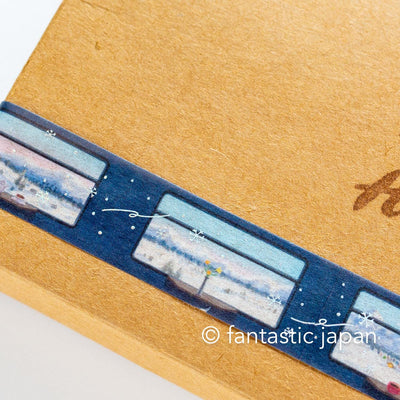 bgm2025 winter limited Masking Tape -Sleeper Train for Snow Scenery-