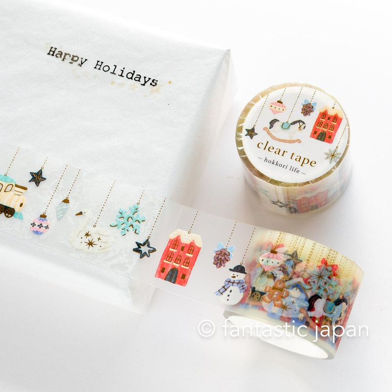 Gold Foil PET Clear tape / hokkori life -ornament-