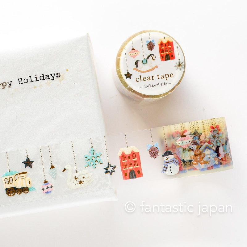Gold Foil PET Clear tape / hokkori life -ornament-