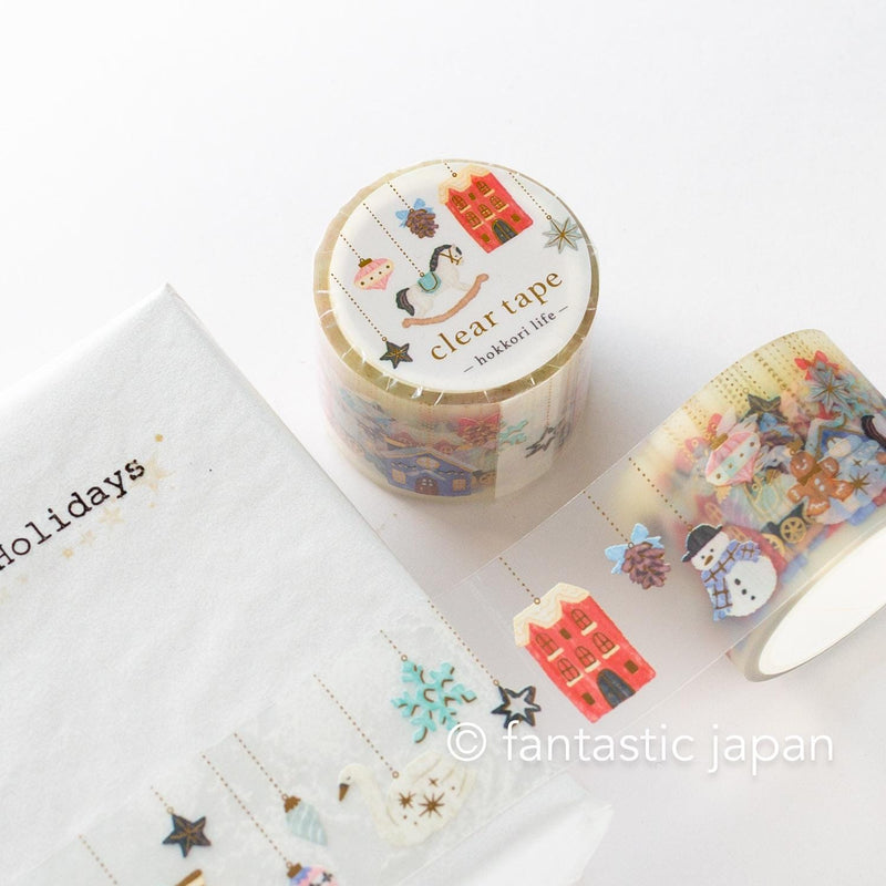 Gold Foil PET Clear tape / hokkori life -ornament-