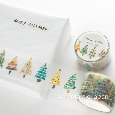 Gold Foil PET Clear tape / hokkori life -tree-