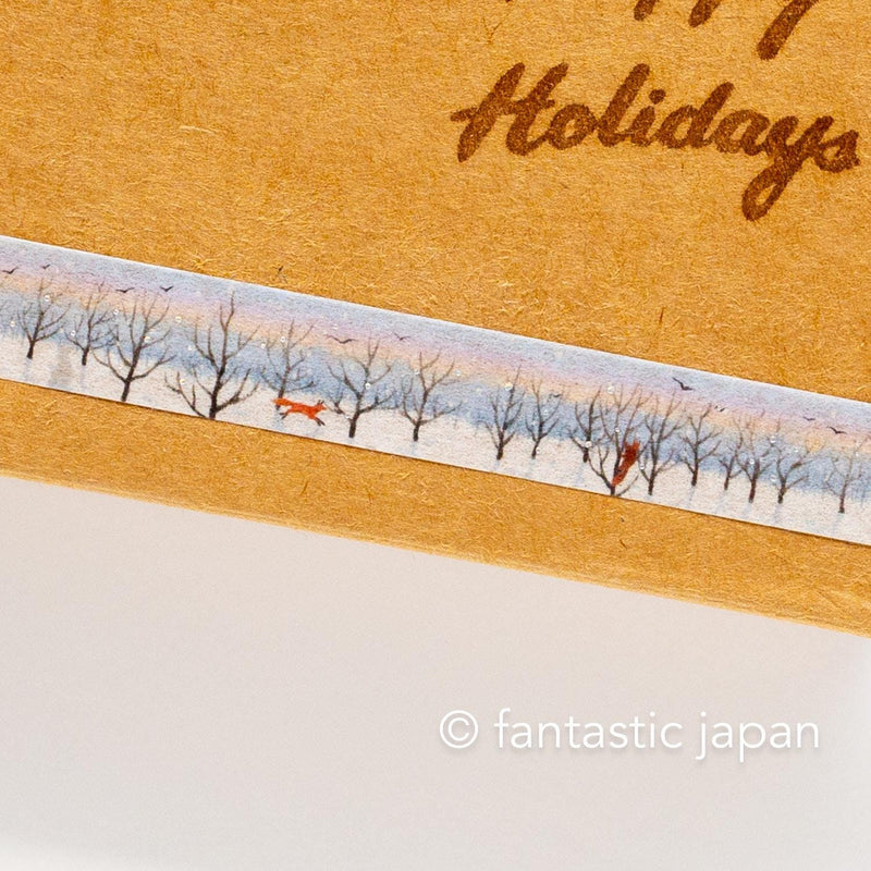bgm2025 winter limited Masking Tape -winter morning promenade-