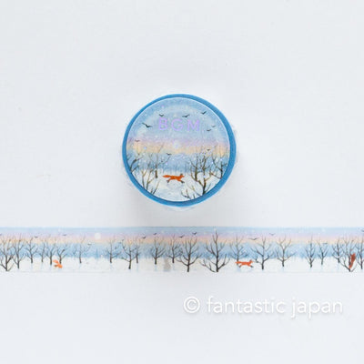 bgm2025 winter limited Masking Tape -winter morning promenade-