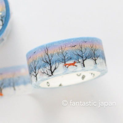 bgm2025 winter limited Masking Tape -winter morning promenade-