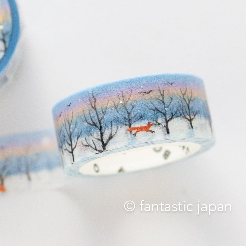 bgm2025 winter limited Masking Tape -winter morning promenade-