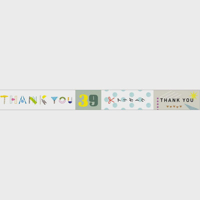 mizusima Masking Tape -THANK YOU-