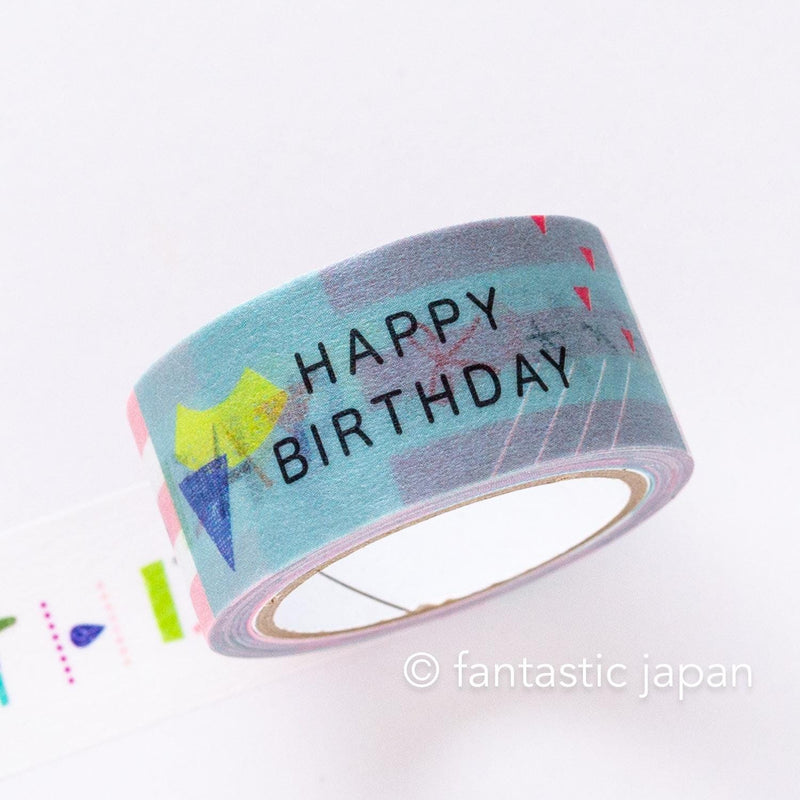 mizusima Masking Tape -HAPPY BIRTHDAY-