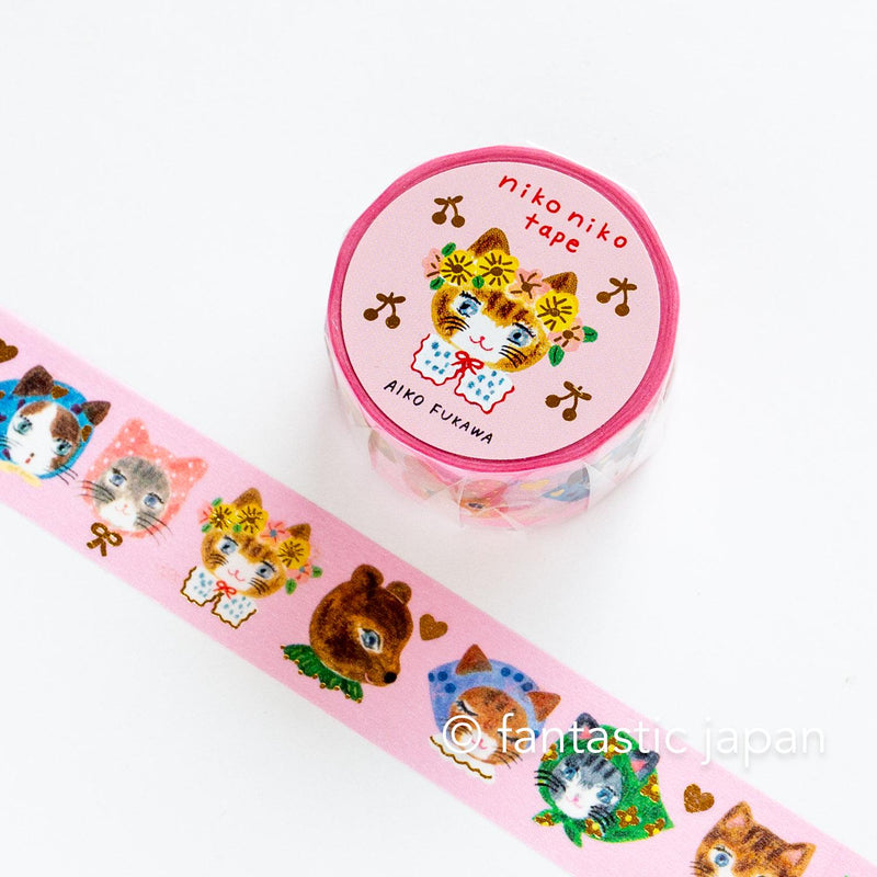 cozyca masking tape -niko niko- by Aiko Fukawa