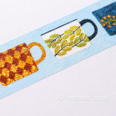 cozyca masking tape -MY FAVORITE MUGS- by Midori Asano