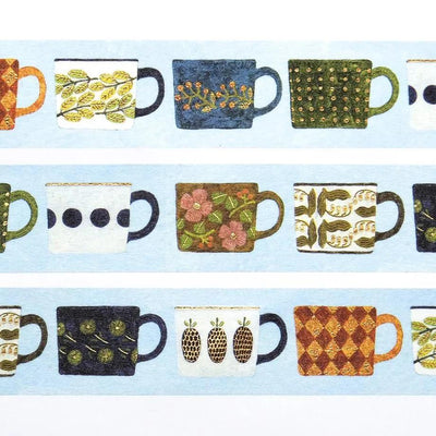 cozyca masking tape -MY FAVORITE MUGS- by Midori Asano