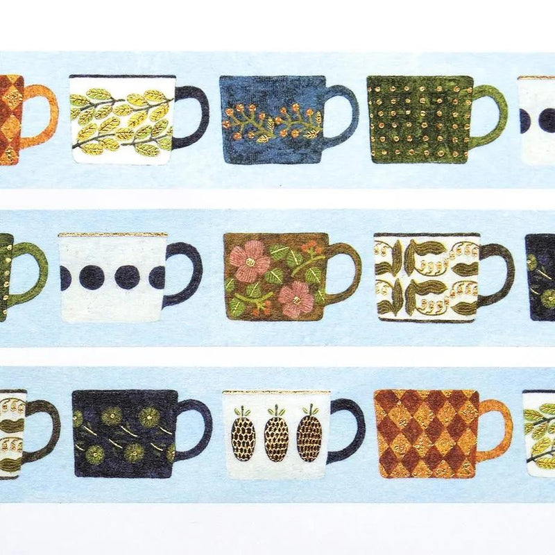 cozyca masking tape -MY FAVORITE MUGS- by Midori Asano
