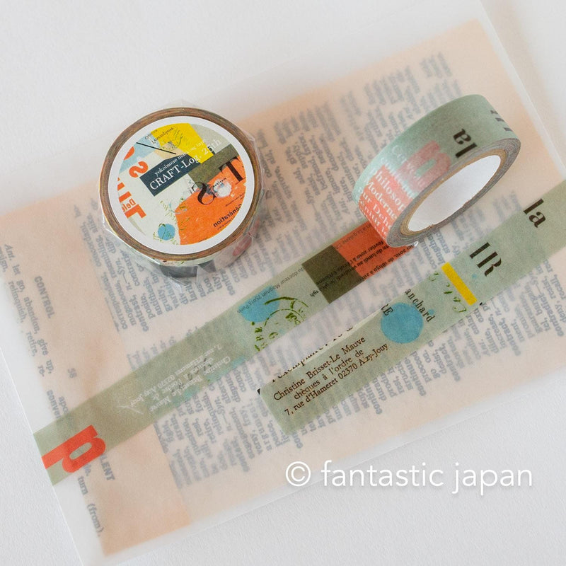 CRAFT Log. masking tape -collage C-