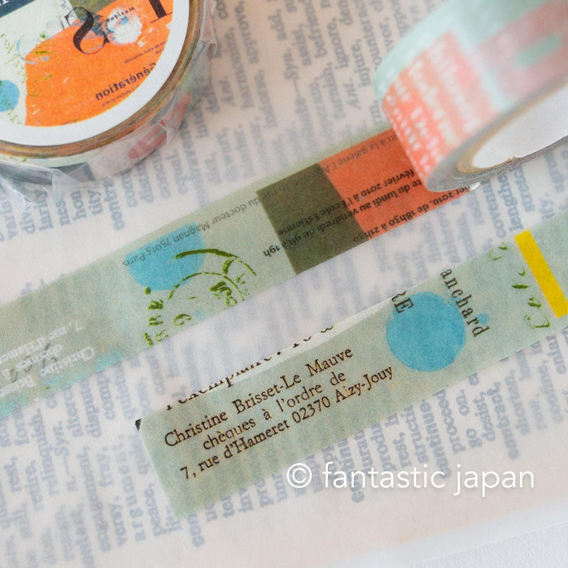 CRAFT Log. masking tape -collage C-
