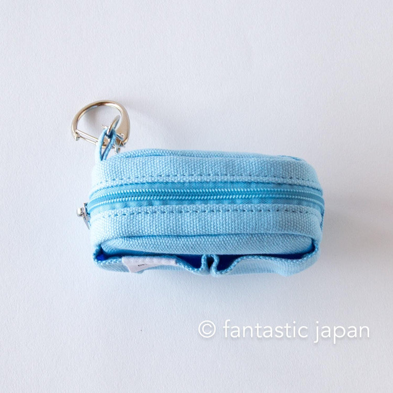 DELFONICS / Inner Carrying bag key chain -light blue-