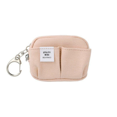 DELFONICS / Inner Carrying bag key chain -light pink-