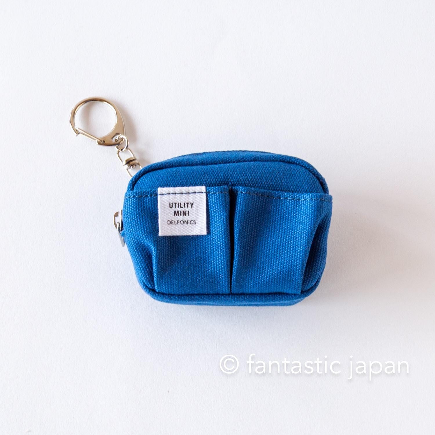 DELFONICS / Inner Carrying bag key chain -dark blue- – Fantastic Japan