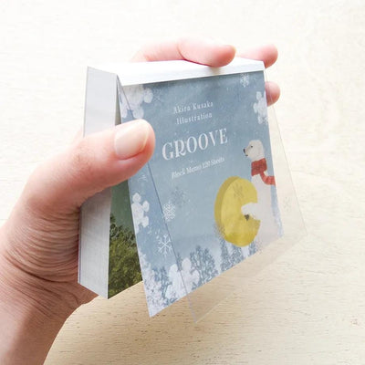 Block memo pad -GROOVE- by Akira Kusaka / cozyca products