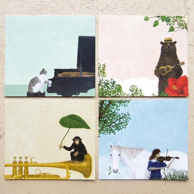 Block memo pad -HUMMING- by Akira Kusaka / cozyca products