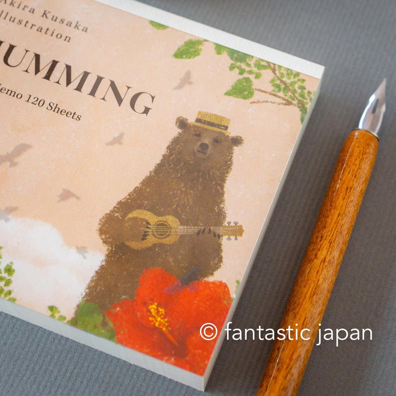 Block memo pad -HUMMING- by Akira Kusaka / cozyca products