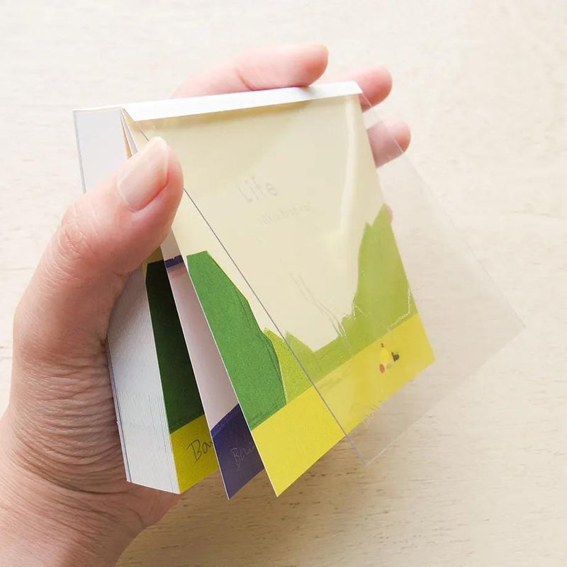 Block memo pad -Life- by taku bannai / cozyca products
