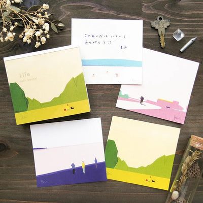 Block memo pad -Life- by taku bannai / cozyca products