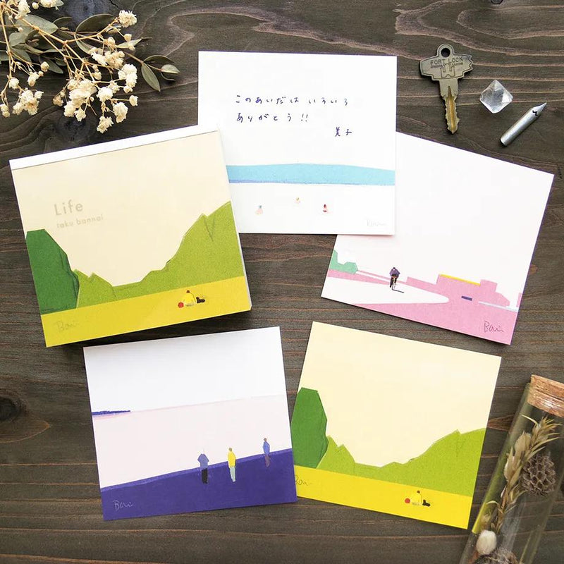 Block memo pad -Life- by taku bannai / cozyca products