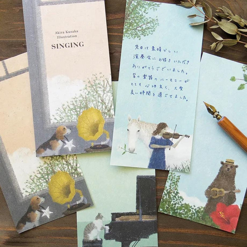 Letter Paper -SINGING- by Akira Kusaka / cozyca products