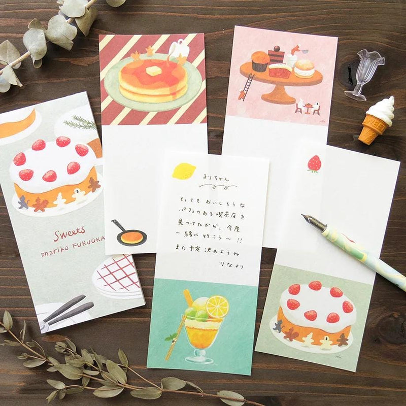 Letter Paper -Sweets- by Mariko Fukuoka / cozyca products