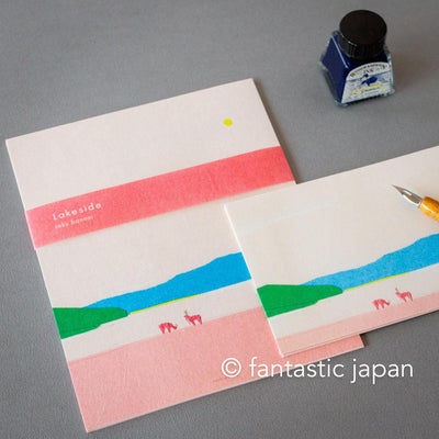 Japanese Letter Set -Lake side by taku bannai / cozyca products