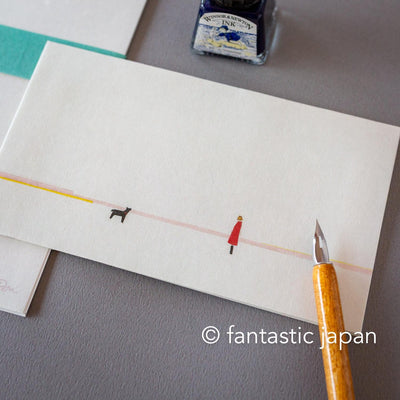 Japanese Letter Set -Home coming- by taku bannai / cozyca products