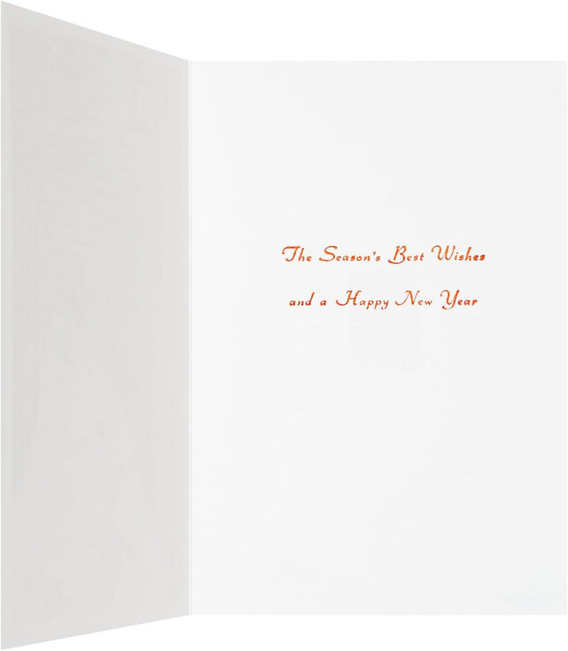 Christmas card / A tiny Santa traveling through Japan -Kyoto-