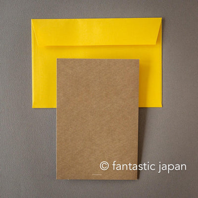 Greeting card with window -Starry Little Bird-