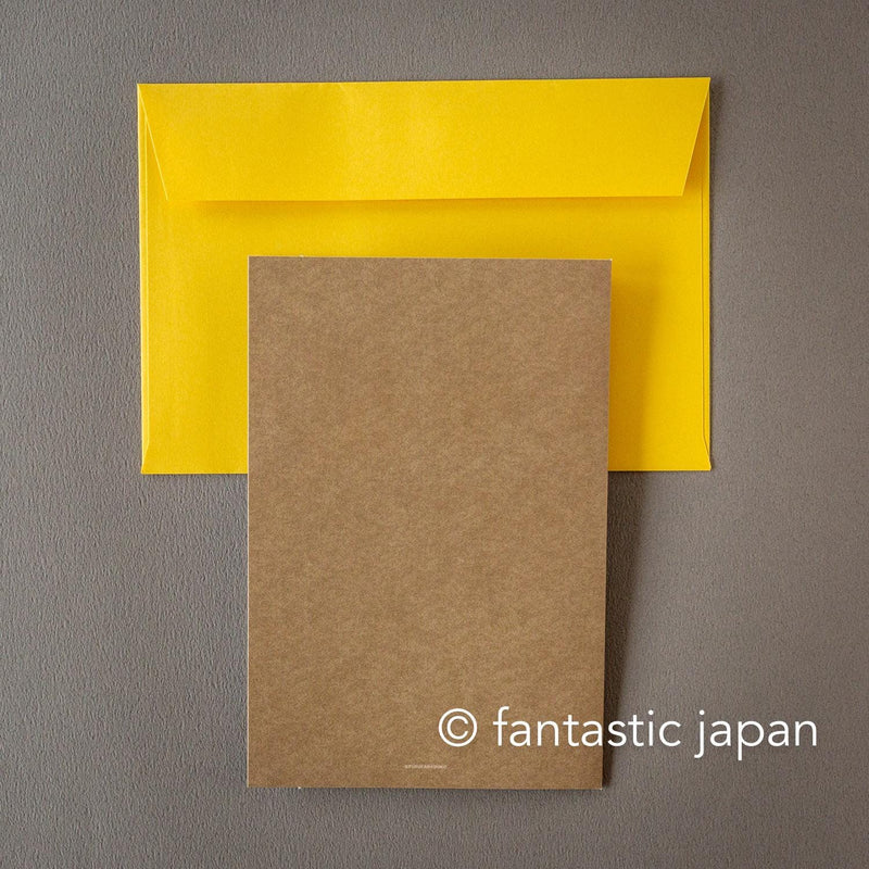 Greeting card with window -Starry Little Bird-